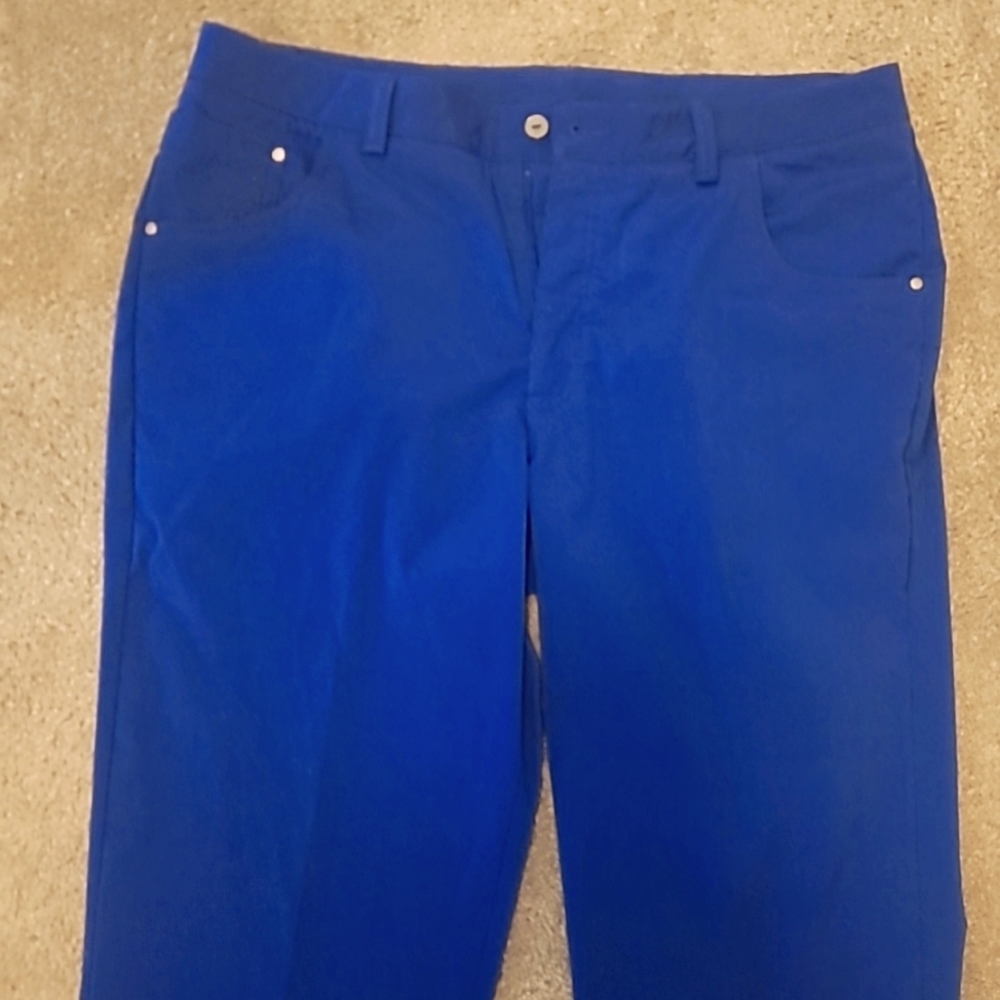 Royal blue puma golf pants , 36x32